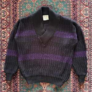 Peter Werth Shawl Collar Textured Knit Sweater
